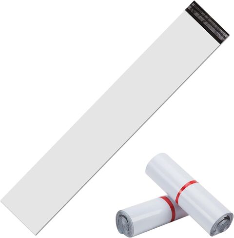 Long Poly Mailers Inch 20 Pack Envelopes Bag for Unique Items, Self Sealing Waterproof Mailing Shipping Bags Double Layer 5MIL Thickened (4X25 Inches - 20 Pack) in Kuwait