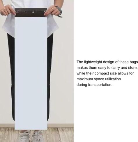 Long Poly Mailers Inch 20 Pack Envelopes Bag for Unique Items, Self Sealing Waterproof Mailing Shipping Bags Double Layer 5MIL Thickened (4X25 Inches - 20 Pack) in Kuwait