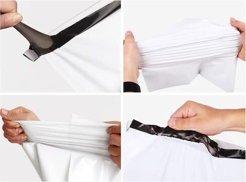 Long Poly Mailers Inch 20 Pack Envelopes Bag for Unique Items, Self Sealing Waterproof Mailing Shipping Bags Double Layer 5MIL Thickened (4X25 Inches - 20 Pack) in Kuwait