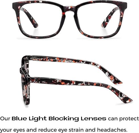 Readerest Blue Light Blocking Reading Glasses -3.25 Magnification, Anti-Glare, UV Protection -Men and Women Glass for Computer and Reader -Reduce Eyestrain,Fatigue with Anti-Reflective -Rose Tortoise in Kuwait