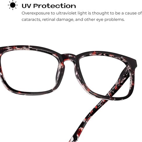 Readerest Blue Light Blocking Reading Glasses -3.25 Magnification, Anti-Glare, UV Protection -Men and Women Glass for Computer and Reader -Reduce Eyestrain,Fatigue with Anti-Reflective -Rose Tortoise in Kuwait