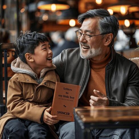 FG Family Gift Mall To My Little Boy Journal with Personalized Name Leather Notebook Journal for Son, Grandson, Boy Mom, Mother Son Journal, Letters To My Son Journal, Happy Birthday Son, Gift For Son from Dad in Saudi Arabia