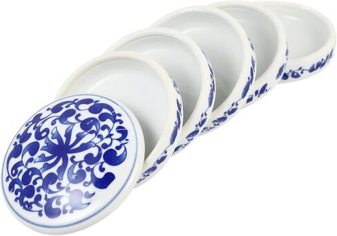 COHEALI 1Set Ceramic Pigment Trays Color Mixer Plate for Artists Portable Painting Tools for DIY Craft Quality Ceramic Painting Tray for Watercolor Supplies and Color Mixing in Saudi Arabia