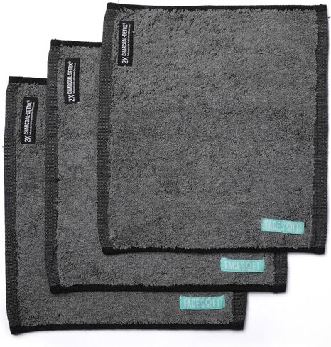 منشفة اليوغا - مملوءة بالفحم المنشط لإزالة السموم والعرق - مصنوعة من خيوط القطن المائي الصديقة للبيئة - قابلة للتحلل البيولوجي ومستدامة - لجميع الأعمار in Kuwait