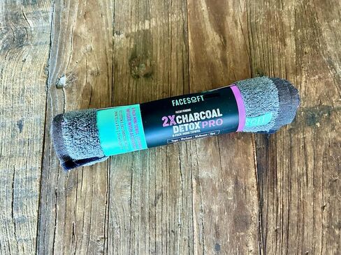 منشفة اليوغا - مملوءة بالفحم المنشط لإزالة السموم والعرق - مصنوعة من خيوط القطن المائي الصديقة للبيئة - قابلة للتحلل البيولوجي ومستدامة - لجميع الأعمار in Kuwait