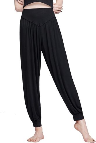 Daydance Modal Athletic Harem Pants Wide Leg Comfy Dance Pants for Workout, Yoga in Saudi Arabia