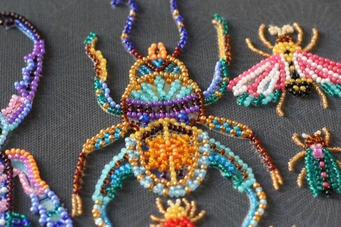 Wizardi Abris Art Bead Embroidery Kit - Beetles AB-730 in Saudi Arabia