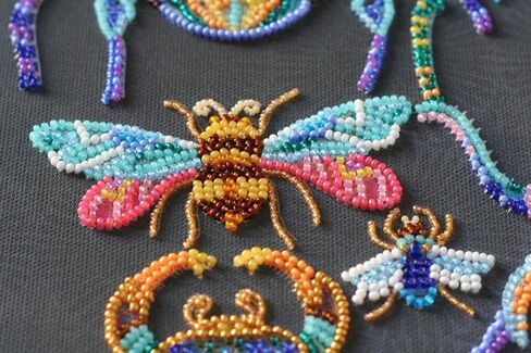 Wizardi Abris Art Bead Embroidery Kit - Beetles AB-730 in Saudi Arabia