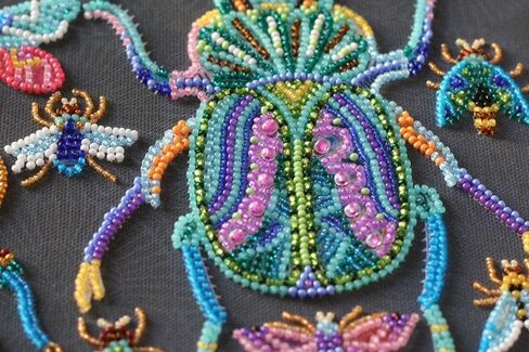Wizardi Abris Art Bead Embroidery Kit - Beetles AB-730 in Saudi Arabia