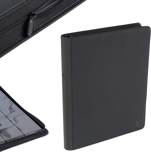 1408+ Pockets Trading Card Binder, 16-Pocket Card Ablum Compatible with MTG,Sports Cards & Other Standard Size Trading Card (Black) in Kuwait