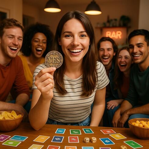 Yes/No Decision Coin – Metal Flip Coin for Choices, Collectibles & Games, Durable & Fun Tool for Everyday Decisions, Gifts & Tabletop Gaming in Saudi Arabia