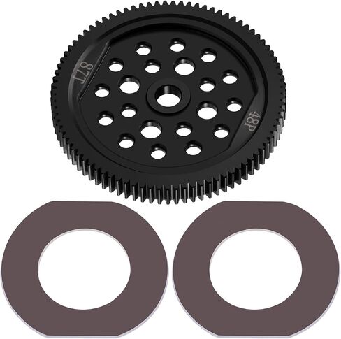 Gear Main Gear 48p 87t 93t Spur Gear for ECX 2WD Ruckus/AX/Brutus/Circuit/AMP MT/AMP DB/AMP CRUSH/K & N TORMENT HORIZON 1/10 RC PRODRADES (93T) in Saudi Arabia