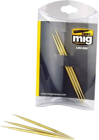 Ammo of Mig Jimenez Amo Brass Toothpick 3 Bottles Hobby Tool AMO-8026 in Saudi Arabia