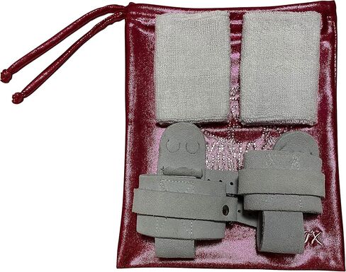 LIL'FOX حقيبة صغيرة للجمباز مقاس 8 × 10 بوصة مقاس 26 × 20 سم | حقيبة خفيفة الوزن للمعدات الشخصية | أحجار الراين اللامعة in Kuwait