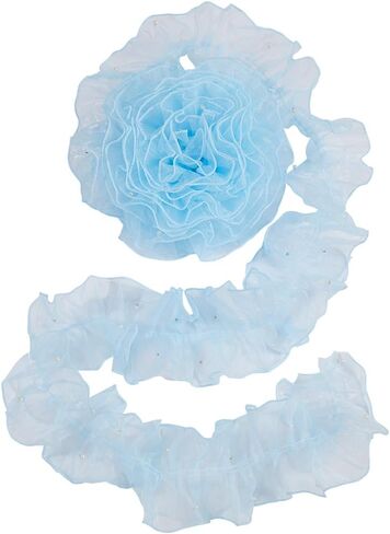 Gorgecraft 5 ياردة من الدانتيل الدانتيل أكوام عضوية Tulle tulle مطالبة النسيج حافة الدانتيل in Saudi Arabia