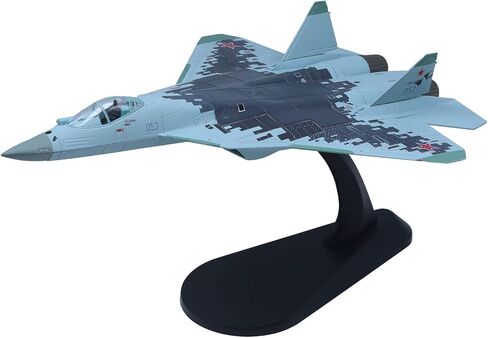 SU-57 Fighter Jet Airplane Model 1/100 Falcon Military Aircraft Diecast Models Camo in Kuwait