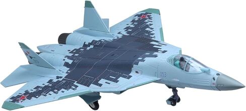 SU-57 Fighter Jet Airplane Model 1/100 Falcon Military Aircraft Diecast Models Camo in Kuwait