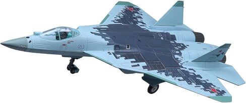 SU-57 Fighter Jet Airplane Model 1/100 Falcon Military Aircraft Diecast Models Camo in Kuwait