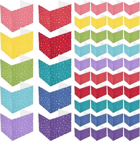 50 Pcs 18.9 x 11.8 x 11.8 Inch Privacy Boards for Student Desks Classroom Desk Divider Trifold Table Desk Privacy Panel Folders Screen Partition for School Teacher Student Test,10 Styles in Saudi Arabia