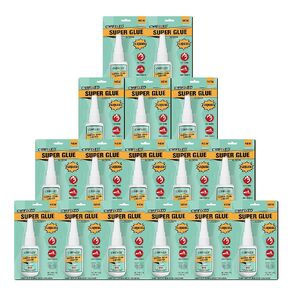 Super Glue Gel, Clear Cyanoacrylate Adhesive for Plastic Metal Ceramic Wood Shoe Sole Repair, Instant Superglue for Glass Leather Pottery Model Rubber Porcelain Crafts 3D Prints, Strong Bonding