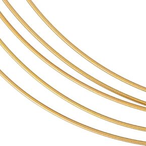 Benecreat 18 Gauge Gold Anodized Titanium Wire ، 6.56 قدم مستديرة سلك الصلب من التيتانيوم لنتائج المجوهرات صنع