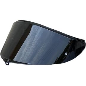 K6 Shield Visor for AGV K6 K6S Face Shield Uv Protected Windshield Moto Helmet Accessories (Revo Clear Silver-Day and Night) in Kuwait