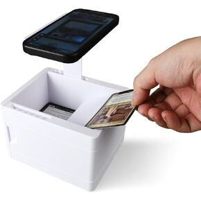 TCG Card Scanner Phone Holder, Compatible with Standard Size Unsleeved Trading Cards, Designed for Fast MTG Card Scanning, Works with ManaBox App, Ideal for Quick Scans and Price Checks