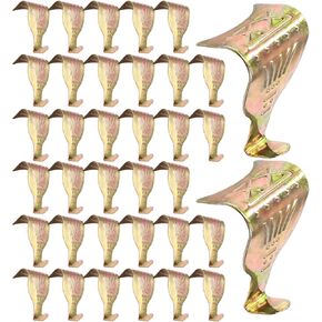 36 Pcs Metal Picture Rail Hooks Molding Hooks, S Shaped Hanging Hooks Photo Frame Hanger, Picture Rail Hangers Photo Hanger Hook (Colorful, 2.09 Inch x 1.3 Inch)
