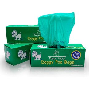 Quality Chemical Retriever Doggy Pot Litter Bag Refills. 8" x 13" Unscented. 10 boxes of 200, 2,000 bags PP-RB-200