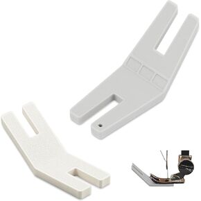 2 PCS Hump Jumper & Hemming Tool for Brother Sewing Machine Accessories - Dual Sizes (Small & Large), Seam Aid, Rolled Hemmer Foot, Button Sewing Kit - Perfect for Hemming, Quilting, Crafting Projects