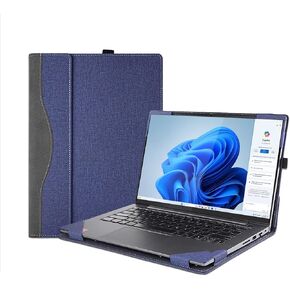 2024 New Laptop Case Cover for 16 inch Lenovo IdeaPad 5 2-in-1 16AHP9 16IRU9 & ThinkPad L16 Gen1 &ThinkPad X1 Extreme Gen5 Gen4,Detachable Notebook PC Sleeve Protective Bag with Pen Holder (Dark blue)