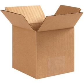 100 6x6x6 Corrugated Box Cardboard Packing Mailing Moving Carton Strong Boxes