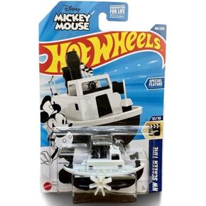 Hot Wheels Steamboat William [Black & White], Screen Time 10/10, 166/250, 1:64 Scale Diecast Car
