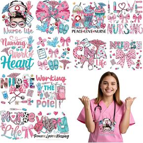 12 Sheets Teacher Iron on Transfers for T-Shirts, Rainbow Flower DTF Transfers Ready to Press Heat Transfers Vinyl, Iron on Patches Decals for Clothes Pillow Covers Backpack Bag DIY Crafts