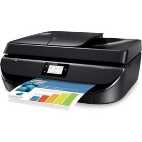 HP OfficeJet 5255 All-in-One Printer with Mobile Printing, Instant Ink Ready - Black (Renewed)