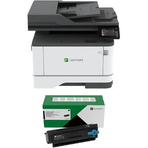 LEXMARK MX431adn Laser Multifunction Printer - Monochrome (29S0200) Bundle with 55B1000 Black 3K Yield Toner Cartridge