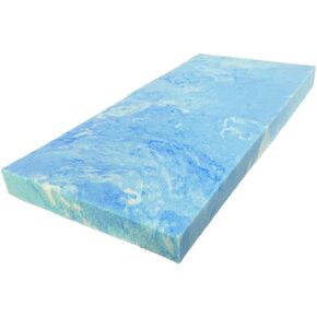 FoamRush 2" x 21" x 28" Gel Memory Foam Only Insert, Square Pad, Memory Foam Topper, Seat Cushion Replacement, Upholstery Foam, Pet Bed Memory Foam, Wheelchair Seat Cushion, Made in USA