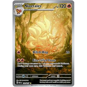 Pokemon - Ninetales 199/197 - Obsidian Flames - Illustration Rare - Holo Foil Full Art