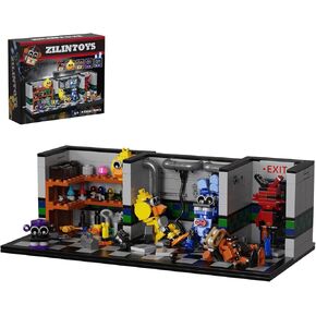 Five Nights Utility Room Building Block Toy, 5 in 1 Monster Horror Game Toys, Compatible with Lego Creative Festival Toys Gifts, Suitable for Fans Boys Girls Stage Halloween (709PCS)