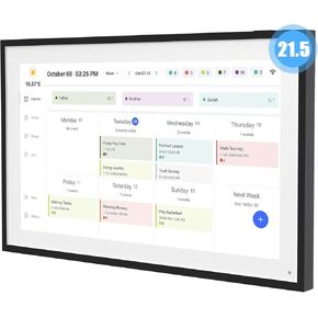 Calender 15.6" Digital Calendar, Wall Electronic Desk Calendar, Full HD 1920 * 1080P IPS Touchscreen Interactive Display for Family Meal Planner Support - Streamline Household Organization