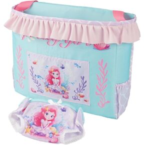 BABESIDE 2 Pcs Baby Doll Diaper Bag Set with Accessories for 12-16 Inch Babydolls, 2-in-1 Bitty Doll Diaper Bag Dolls Changing Pad Reusable for Realistic Baby Dolls Accessories