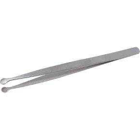 Stainless Steel Rounded Tips Diamond Gemstone Bead Pearl Holding Tweezers Jewelry Making Tools