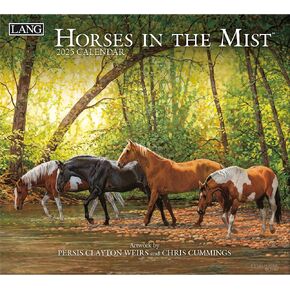 Lang Companies, Horses in the Mist 2026 Wall Calendar by Persis Clayton Weirs, 13.4'' X 12'', 12-Month Calendar with Stapled Binding