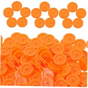 GLEAVI 100pcs Plastic Pulley Wheel for Projects Multipurpose Gears for Toy Cars Models Lightweight Plastic Components for Crafting and Educational Use