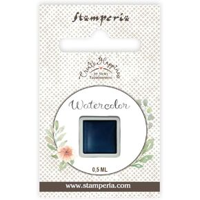 Stamperia - Mixed Media Journal with 36 Plain Watercolour Pages, Hot-Pressed and Acid Free, Lay-Flat Binding, Customisable Hard Cover, with Elastic Closure and Ribbon Marker (14.8 cm x 9 cm) (300 g)