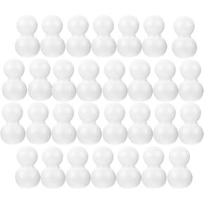 10pcs Foam Snowman Calls Foam Calls الحلي المصنوعة يدويًا مصنوعة يدويًا الحرف اليدوية لعيد الميلاد لمشاريع المهرجانات الحضانة الشتاء ، 14 سم