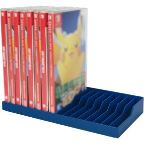 Nintendo Switch Game Holder Case Organizer - 16 Game Case Storage Stand, Eco-ABS Plastic Desktop Rack, Space-Saving Nintendo Switch Game Case Holder/Organizer (yellow)