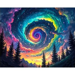 DAZZLEDOTS Diamond Art Kits for Adults, Vintage Diamond Painting Kits for Beginner Flowers Round 5D Full Drill Diamond Dots Crafts for Home Wall Decor Gifts 16x12 Inch