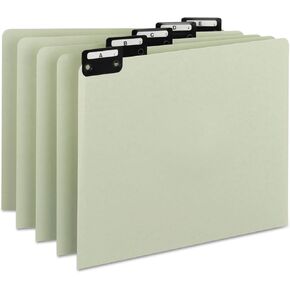 Smead 50576 Recycled Top Tab File Guides Alpha 1/5 Tab Pressboard Letter 25/Set