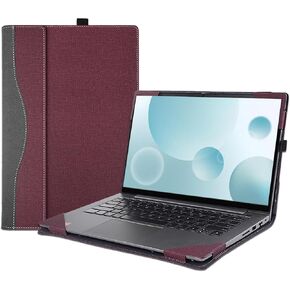 Laptop Case Cover for 15.6'' Lenovo IdeaPad 3 15ABA7 15ALC6 15IAU7 15ITL6 &IdeaPad Slim 3 15ABR8 15AMN8 15IAH8 15IRU8 15IAN8 15IRH8 Notebook Sleeve Bag，2 in 1 PU Leather Shell(15.6inch, Dark Grey)